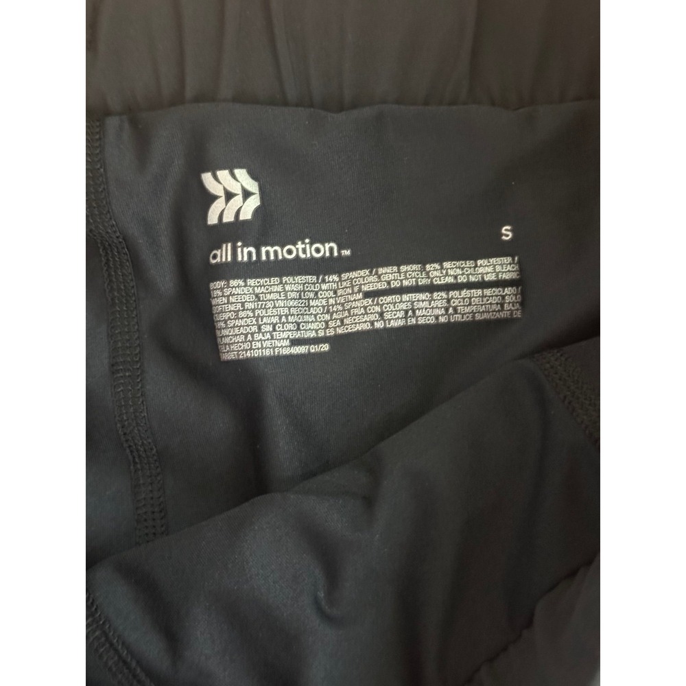 All in Motion Black Athletic Skort with Drawstring Waist SZ small - Picture 2 of 8